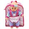 Dream Collection: 12" Baby Doll Backpack Set - Rainbow & Bunny - Change Of Outfit & 10 Accessories, Pretend Play, Kids Ages 2+